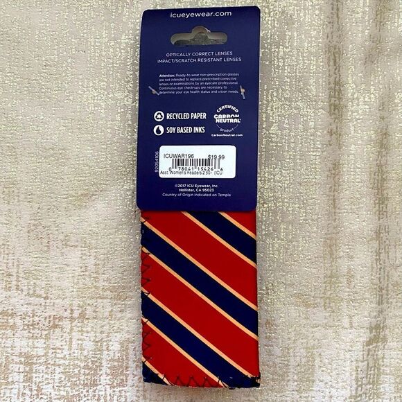 NWT ICU Eyewear Silver & Tortious Shell Reading Glasses/Cheaters Strength +2.50 - Picture 3 of 5